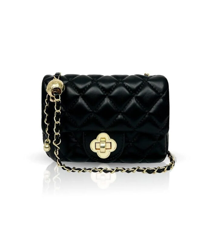 กระเป๋าสะพายข้างผู้หญิง CASA Thailand สไตล์ Paris สีดำ