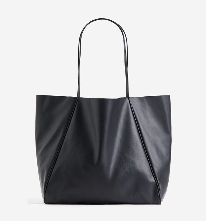 กระเป๋าช้อปเปอร์เคลือบผิว H&M